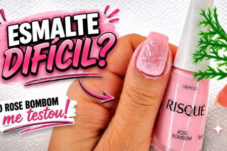 Risqué Rose Bombom: como usar o perolado para evitar manchas