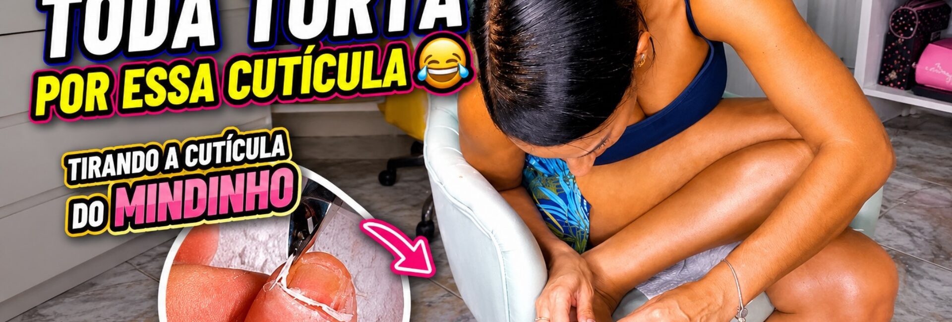Cutícula do mindinho: amolecimento e remoção com alicate Staleks Smart 10
