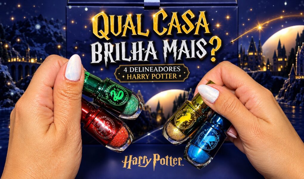 Delineador glitter Harry Potter da SHEGLAM: qual casa de Hogwarts ganhou?