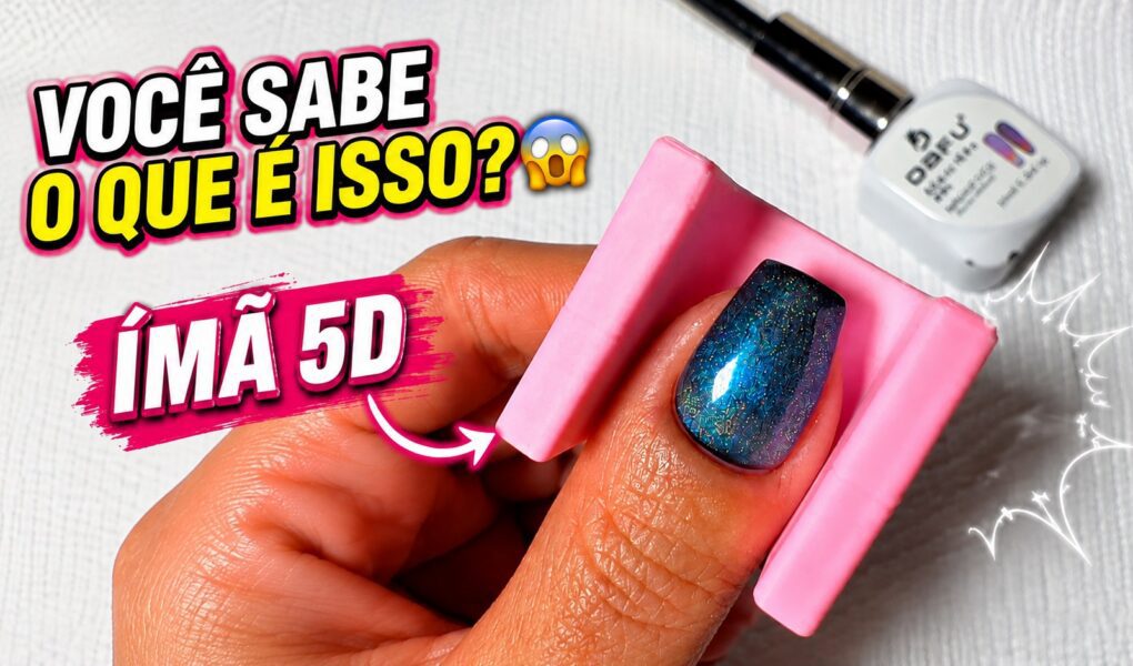 Imã 5D para esmalte magnético: como fica o efeito nas unhas