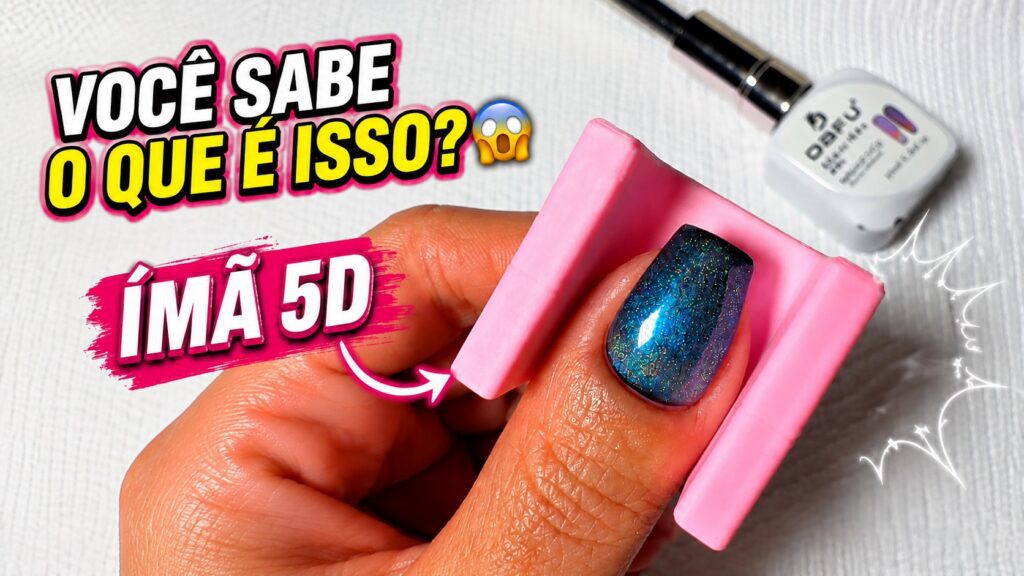 Imã 5D para esmalte magnético: como fica o efeito nas unhas