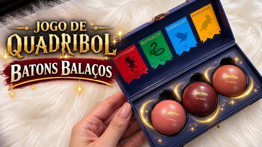 Batons Balaços Harry Potter: as três cores de Quadribol