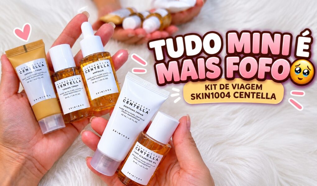 Kit de viagem Madagascar Centella da SKIN1004: skincare em miniatura