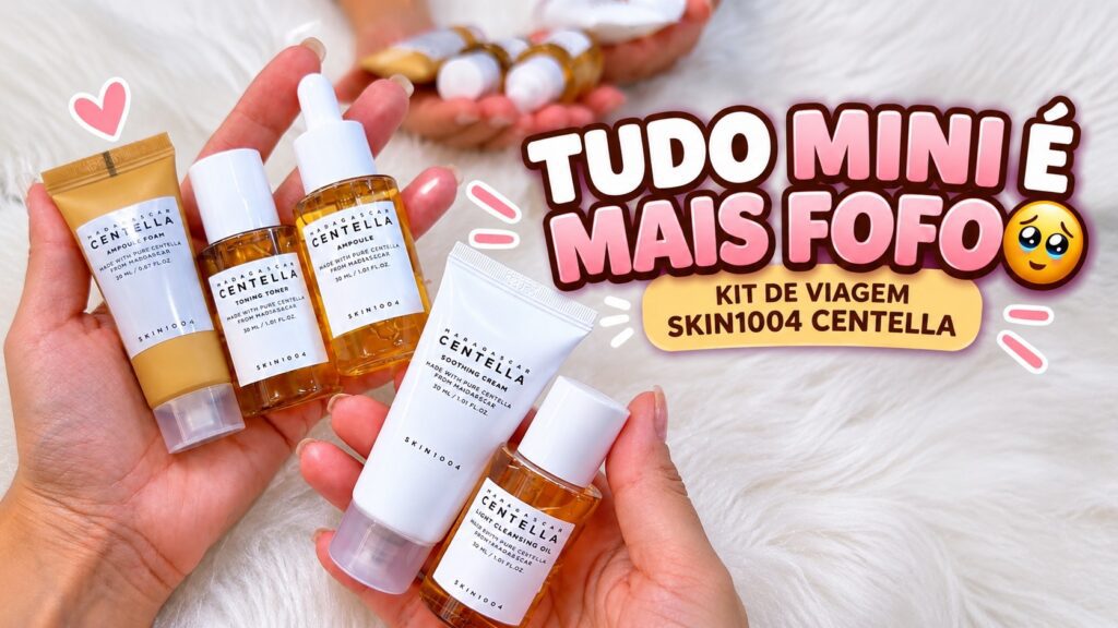 Kit de viagem Madagascar Centella da SKIN1004: skincare em miniatura