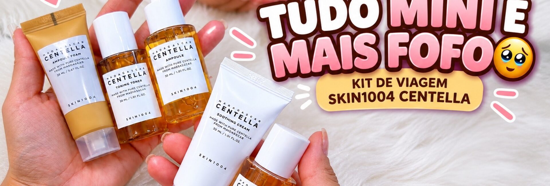 Kit de viagem Madagascar Centella da SKIN1004: skincare em miniatura