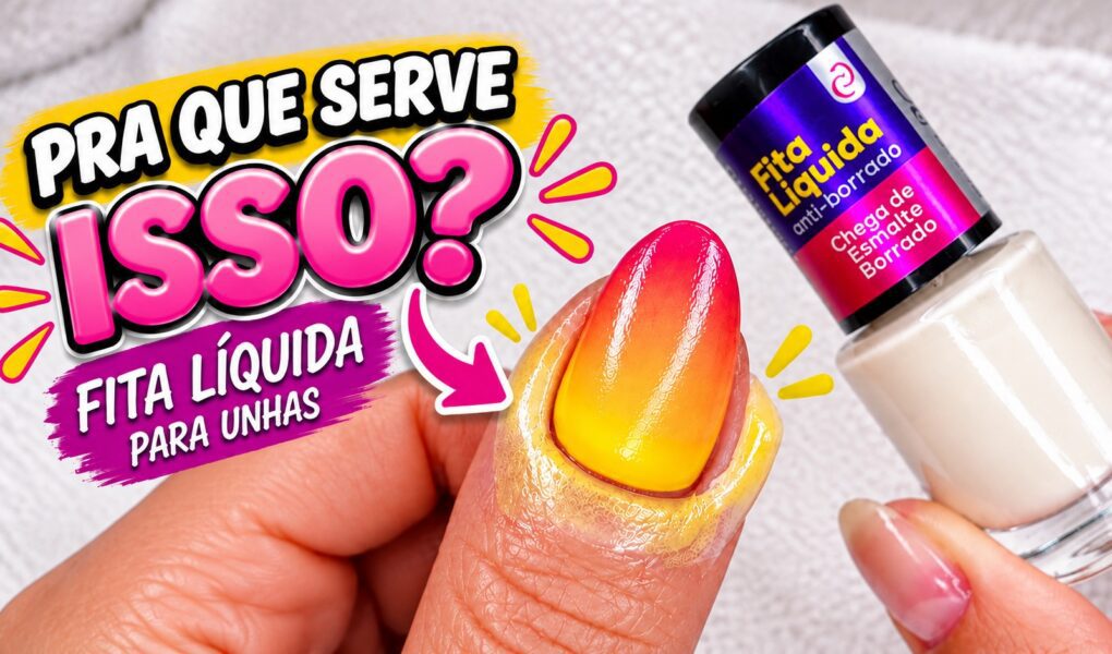 Fita líquida antiborrado para fazer esponjado sem sujar os dedos