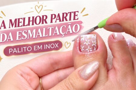 Como limpar os cantinhos da esmaltação dos pés