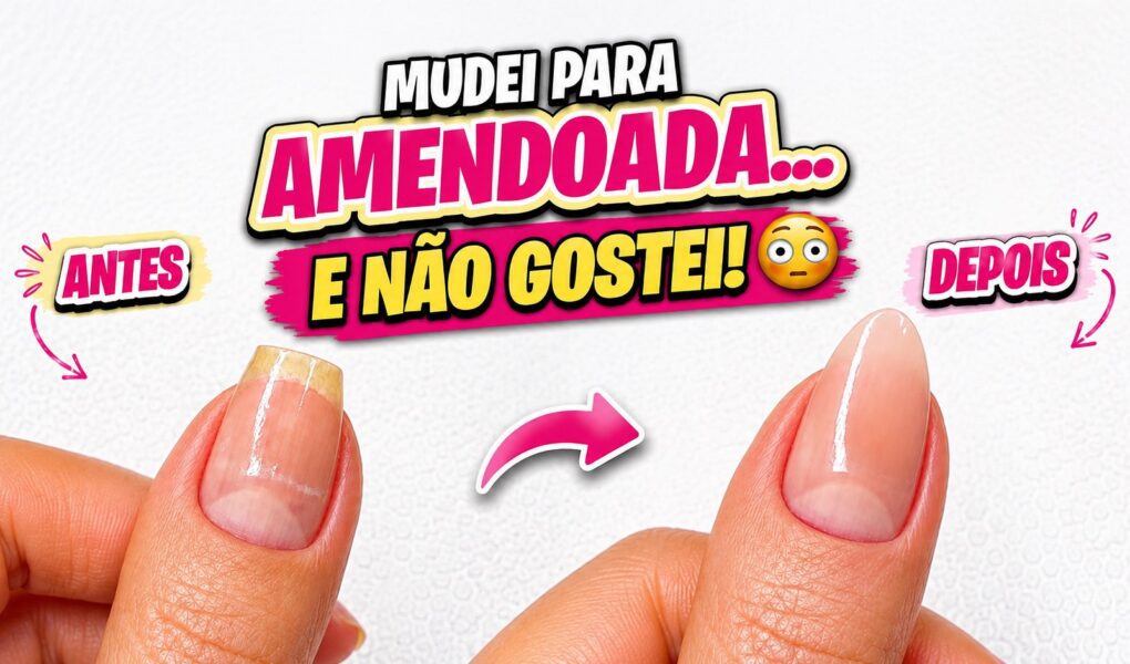 Unhas amendoadas: a mudança de formato que saiu do quadrado