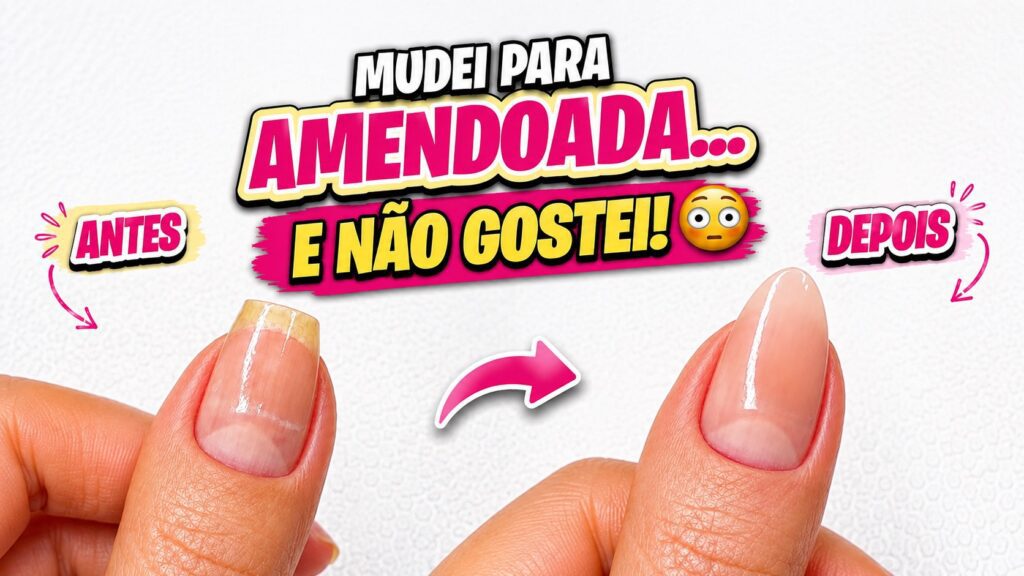 Unhas amendoadas: a mudança de formato que saiu do quadrado