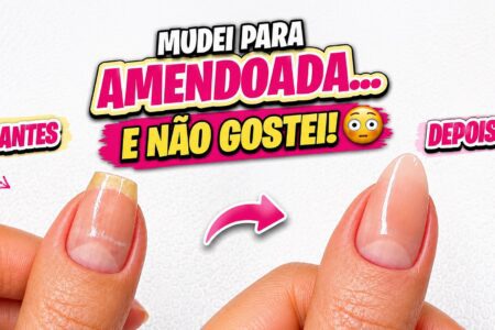 Unhas amendoadas: a mudança de formato que saiu do quadrado