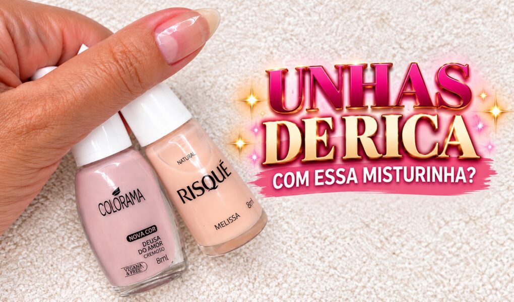 Unhas de rica: misturinha com Colorama Deusa do Amor e Risqué Melissa