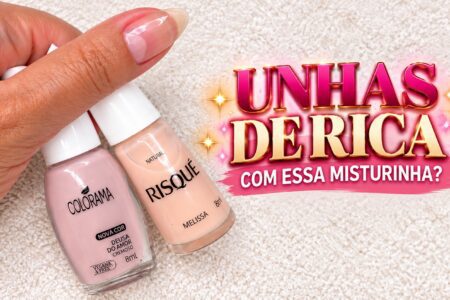 Unhas de rica: misturinha com Colorama Deusa do Amor e Risqué Melissa