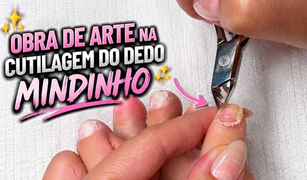 Como tirar a cutícula da unha do mindinho do pé