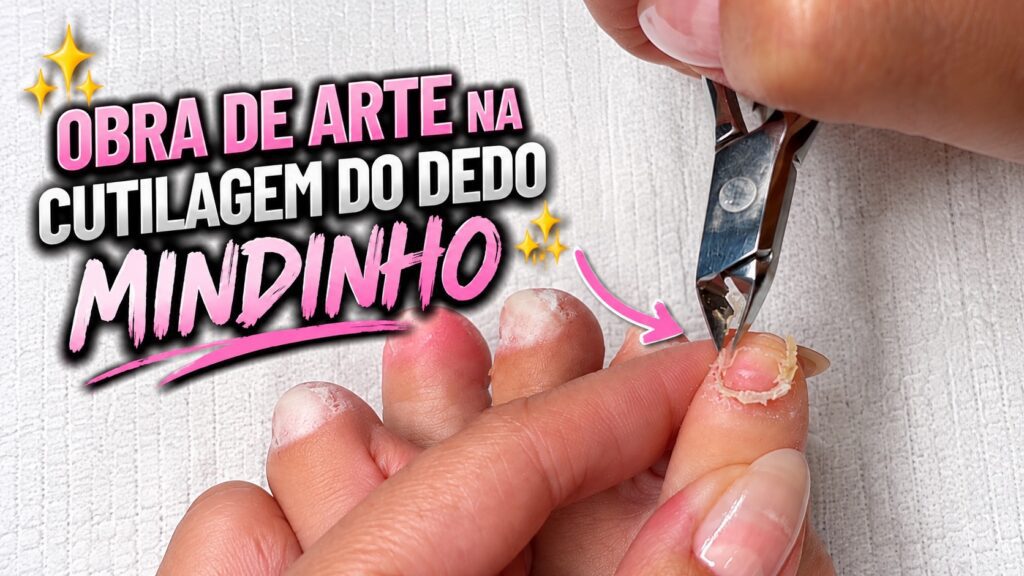 Como tirar a cutícula da unha do mindinho do pé
