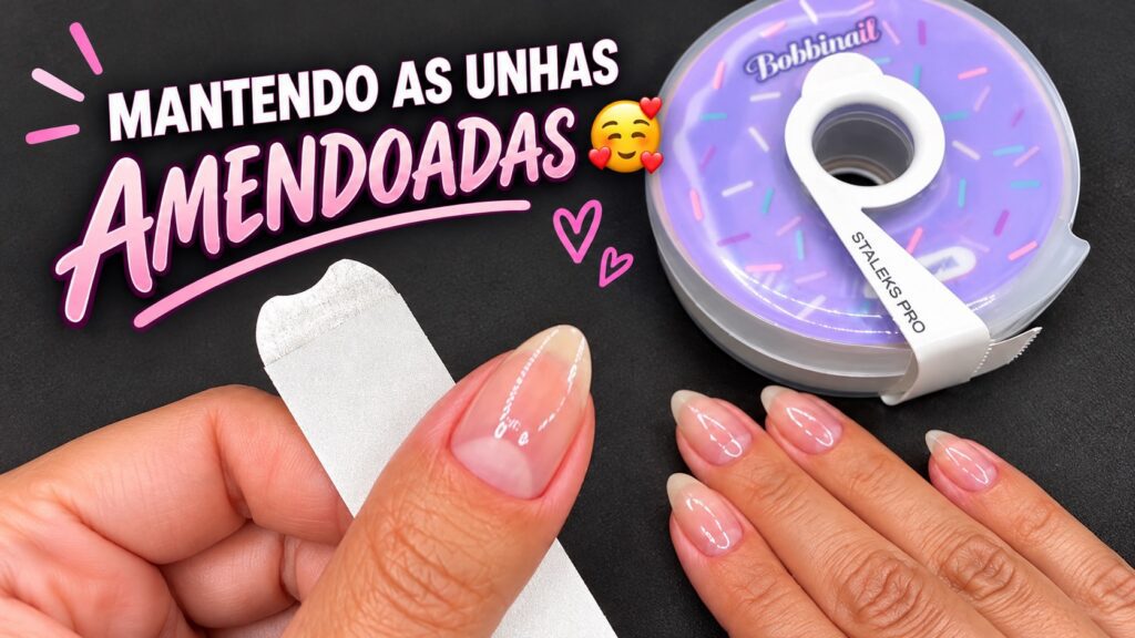 Como manter as unhas amendoadas sem afinar demais a ponta